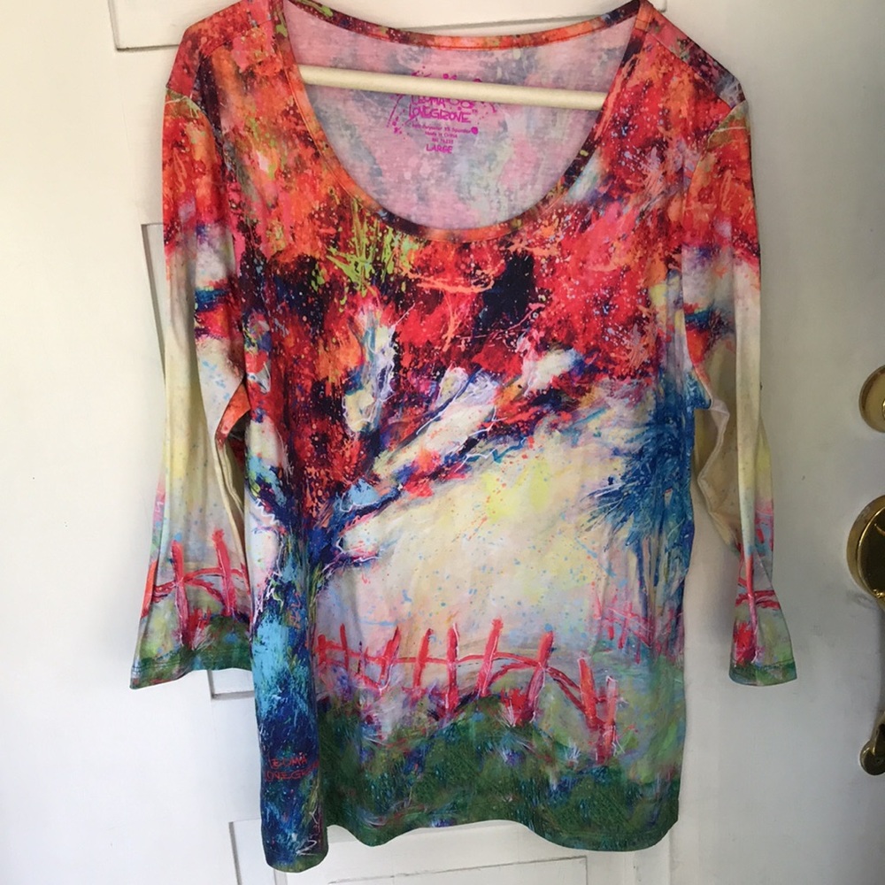 Designer Leoma Lovegrove ladies top